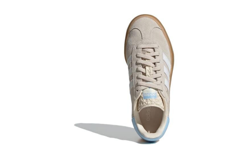 Adidas originals GAZELLE Series Kids Кроссовки для скейтбординга Дети, Beige — фото 4