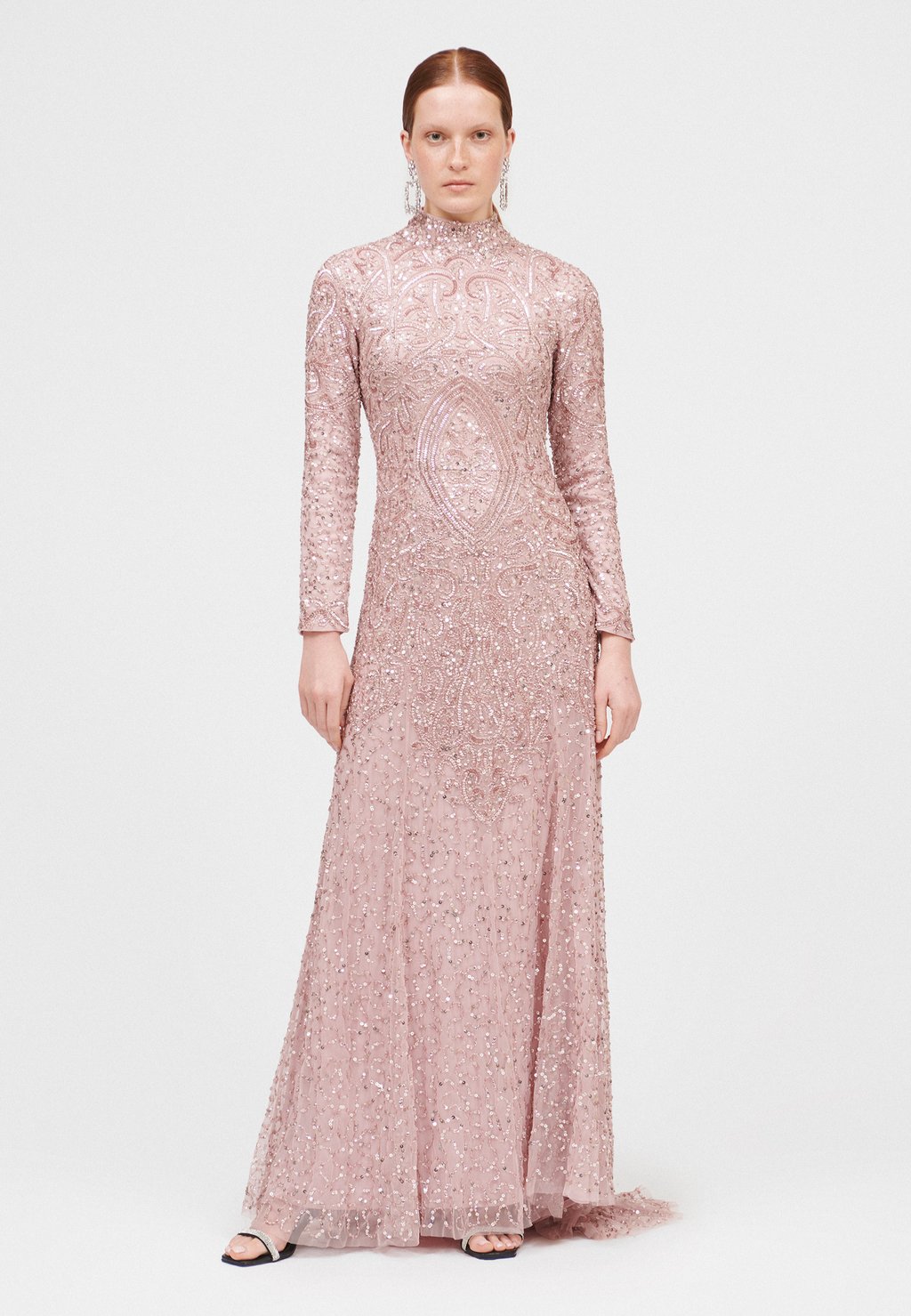 

Длинное платье EMBELLISHED SEQUINS Maryisa, фуксия