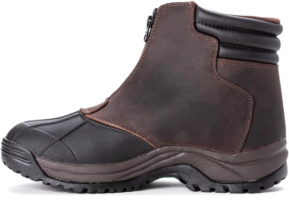 Мужские ботинки Propét Blizzard Mid Zip Half Length Boots, 2-Brown — фото 3