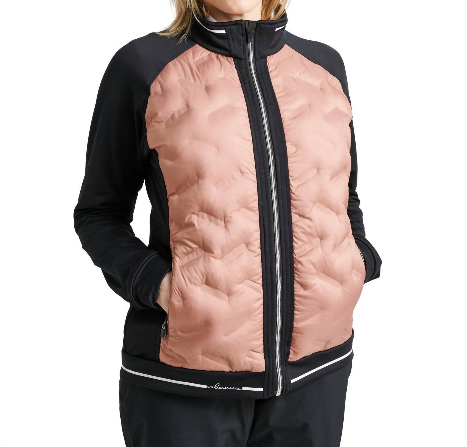 

Женская куртка Grove Hybrid в цвете Potpurry Abacus Sportswear US