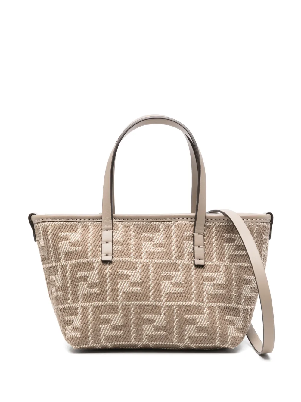 

Сумка-тоут Roll размера мини FENDI, коричневый