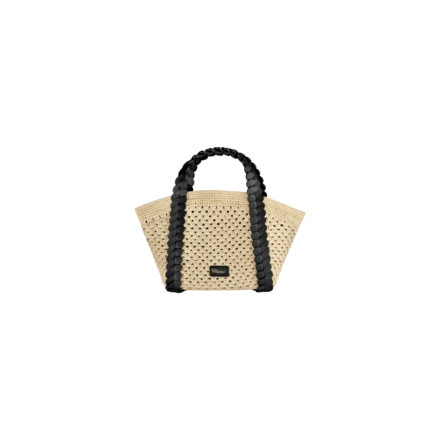

Сумка-тоут Chopard Happy Hearts Mini Tote Bag - Рафия с черной кожей