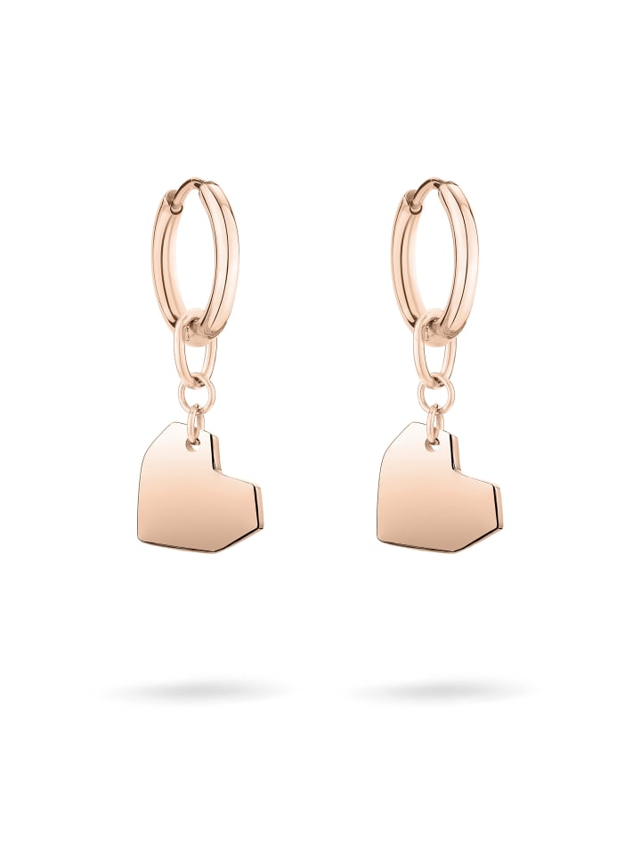 

LIEBESKIND BERLIN Серьги Urban Heart из розового золота