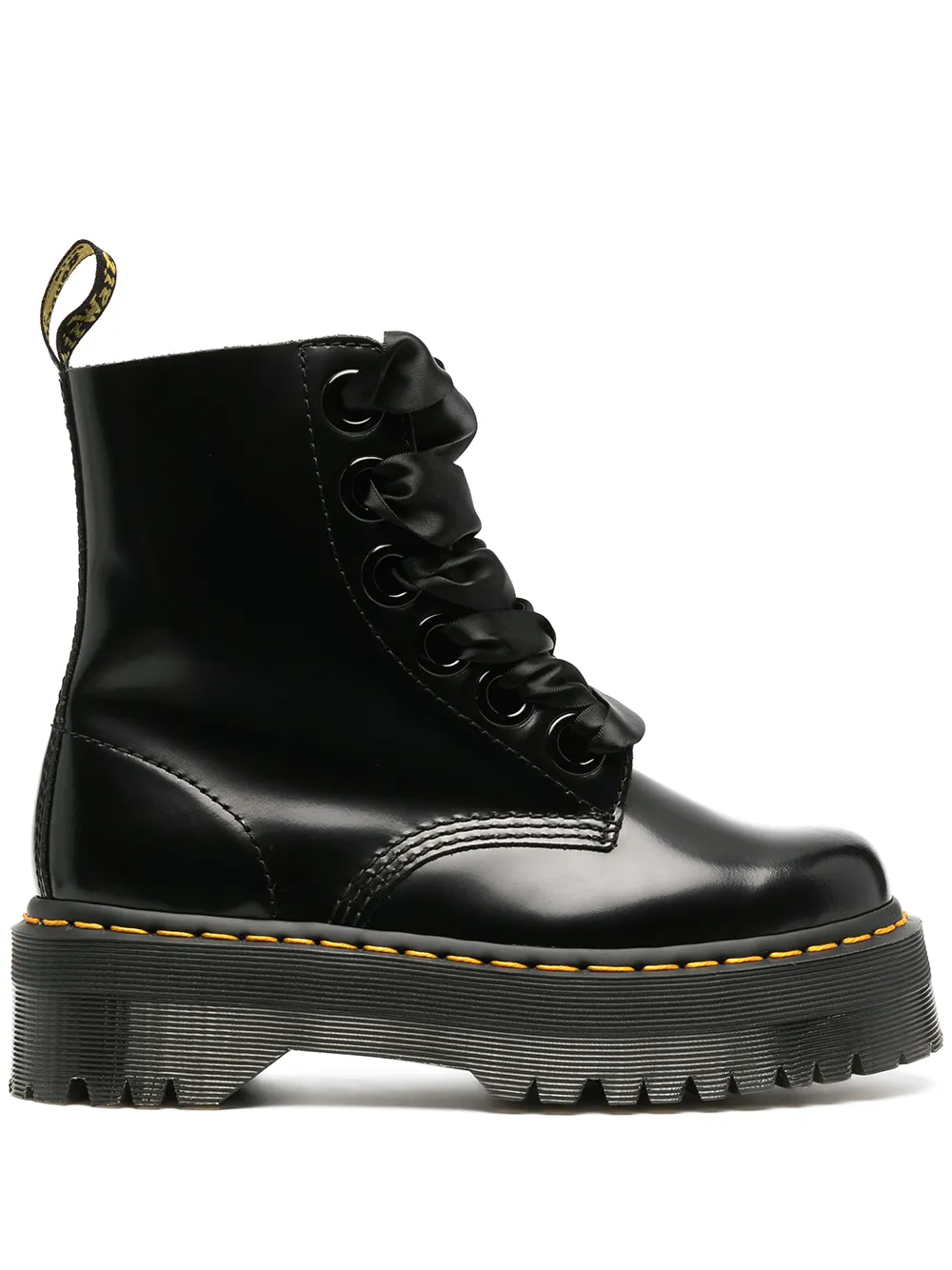 Ботинки Dr. Martens Molly на платформе, черный