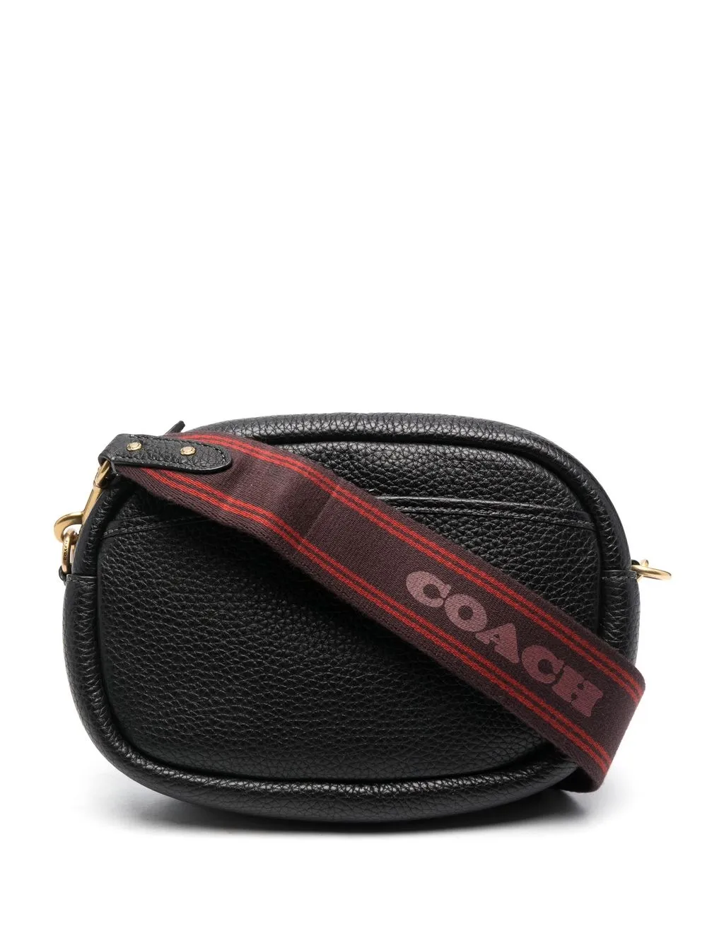 

Овальная сумка через плечо Coach, черный