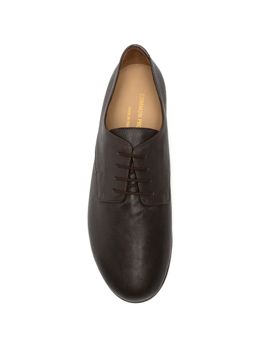 Дерби на миндалевидном носке Common Projects, коричневый — фото 4
