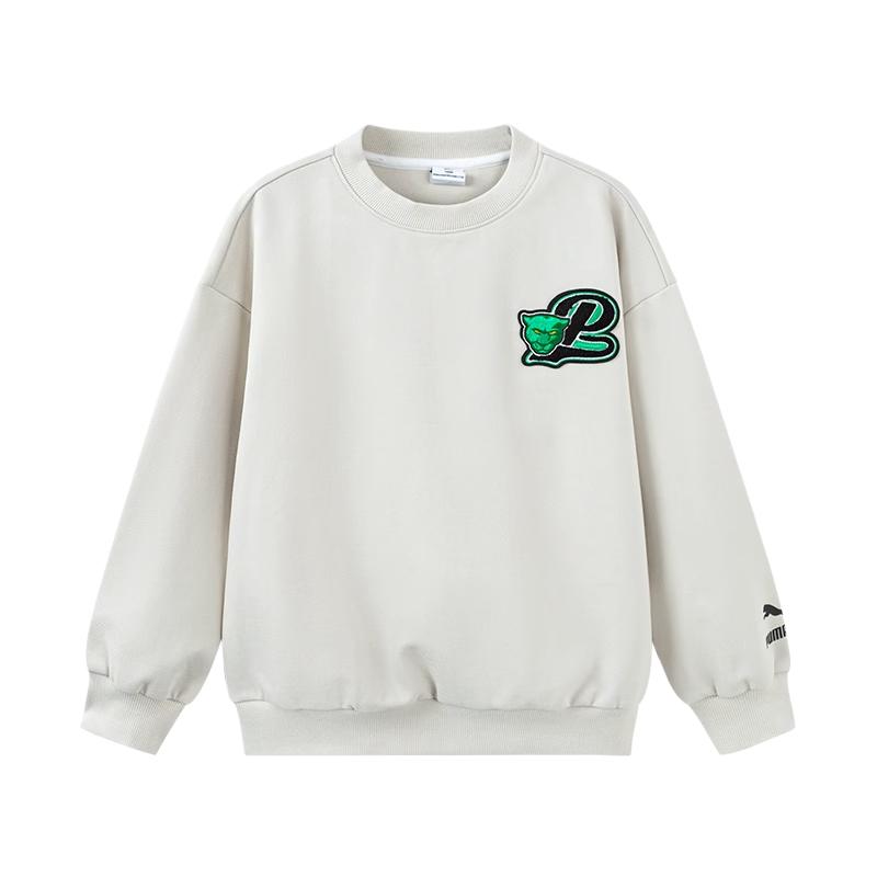 

Свитшот Sportstyle Series Light Gray Product Gray Kids' PUMA, светло-серый/серый