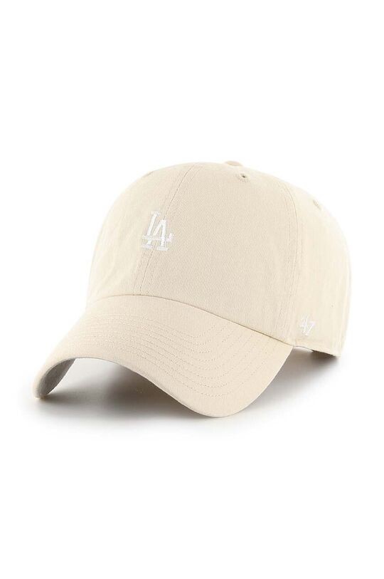 

Хлопковая бейсболка Los Angeles Dodgers 47 brand, бежевый