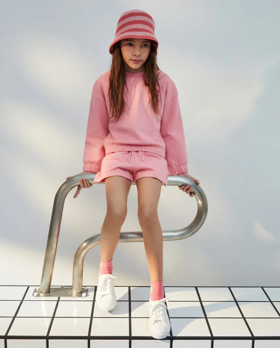 

Базовые шорты для девочек Kids El Corte Inglés, розовый
