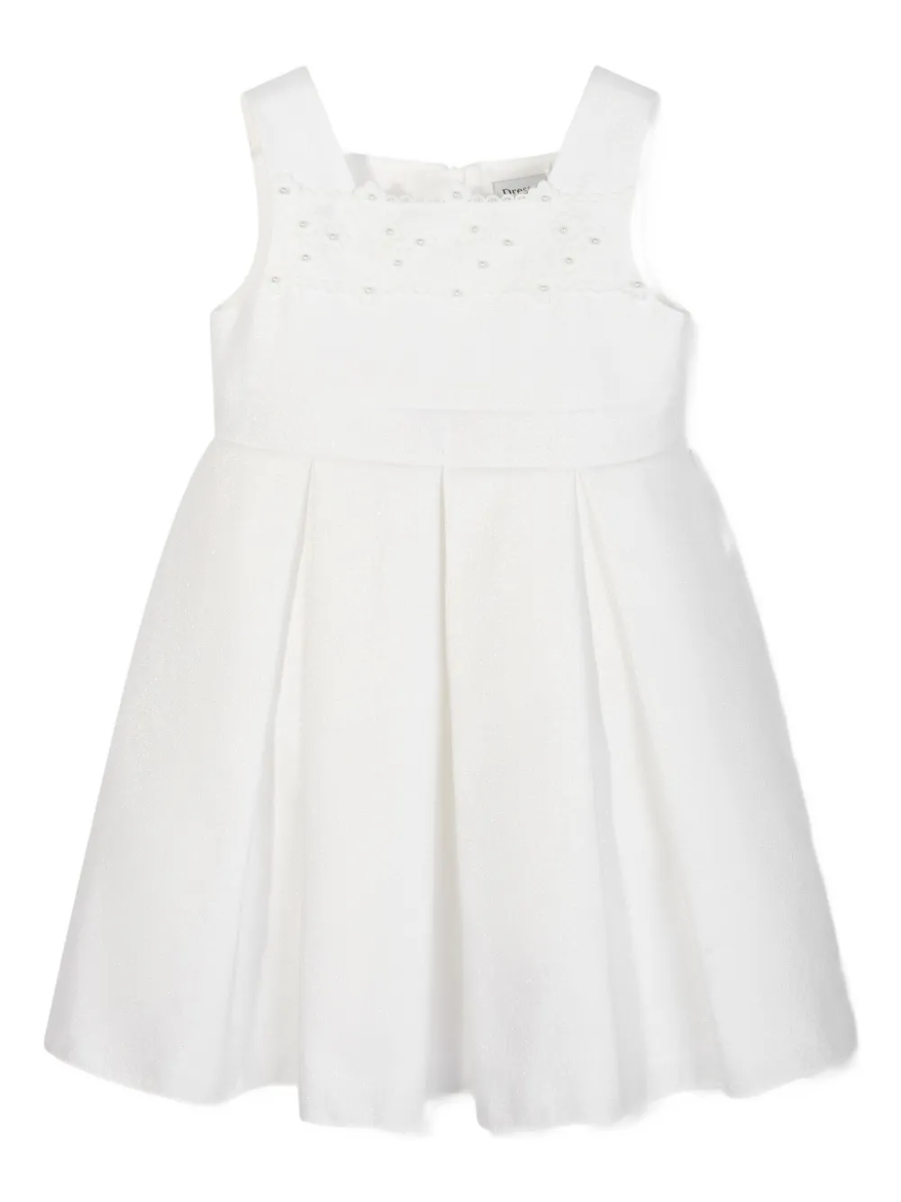Платье с искусственным жемчугом Dress & Fleur, белый — фото 3