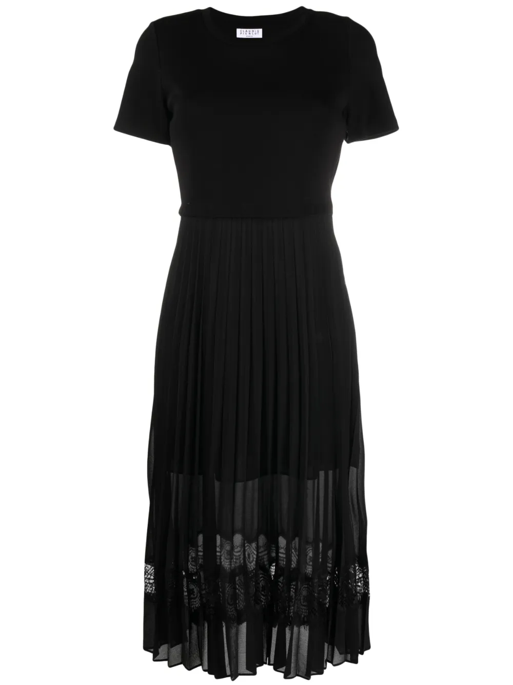 

Платье миди Twist Claudie Pierlot, черный