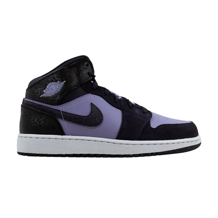 

Кроссовки Air Jordan 1 Retro Mid GG 'Iron Purple', фиолетовый