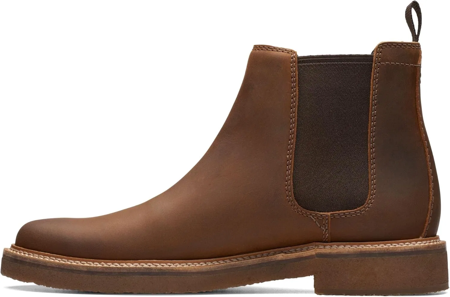 Мужские ботинки Clarks Clarkdale EasyChelsea, Beeswax Leather. — фото 4