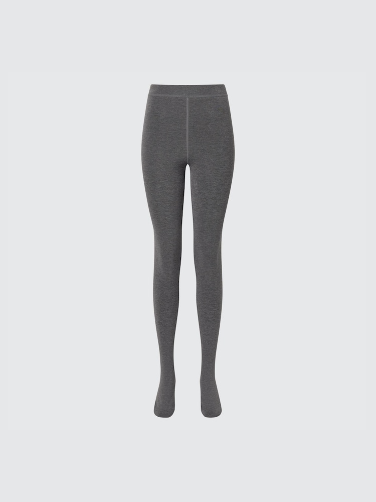 

Очень теплые колготки heattech Uniqlo, цвет 08 серый