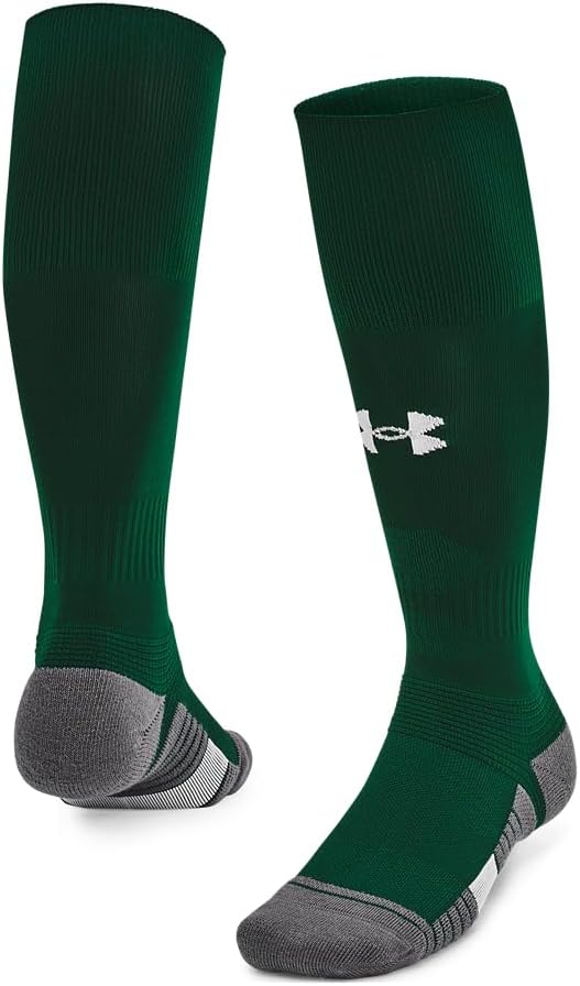 

Under Armour Unisex Magnetico носки до икры, (301) Forest Green/Pitch Gray/White