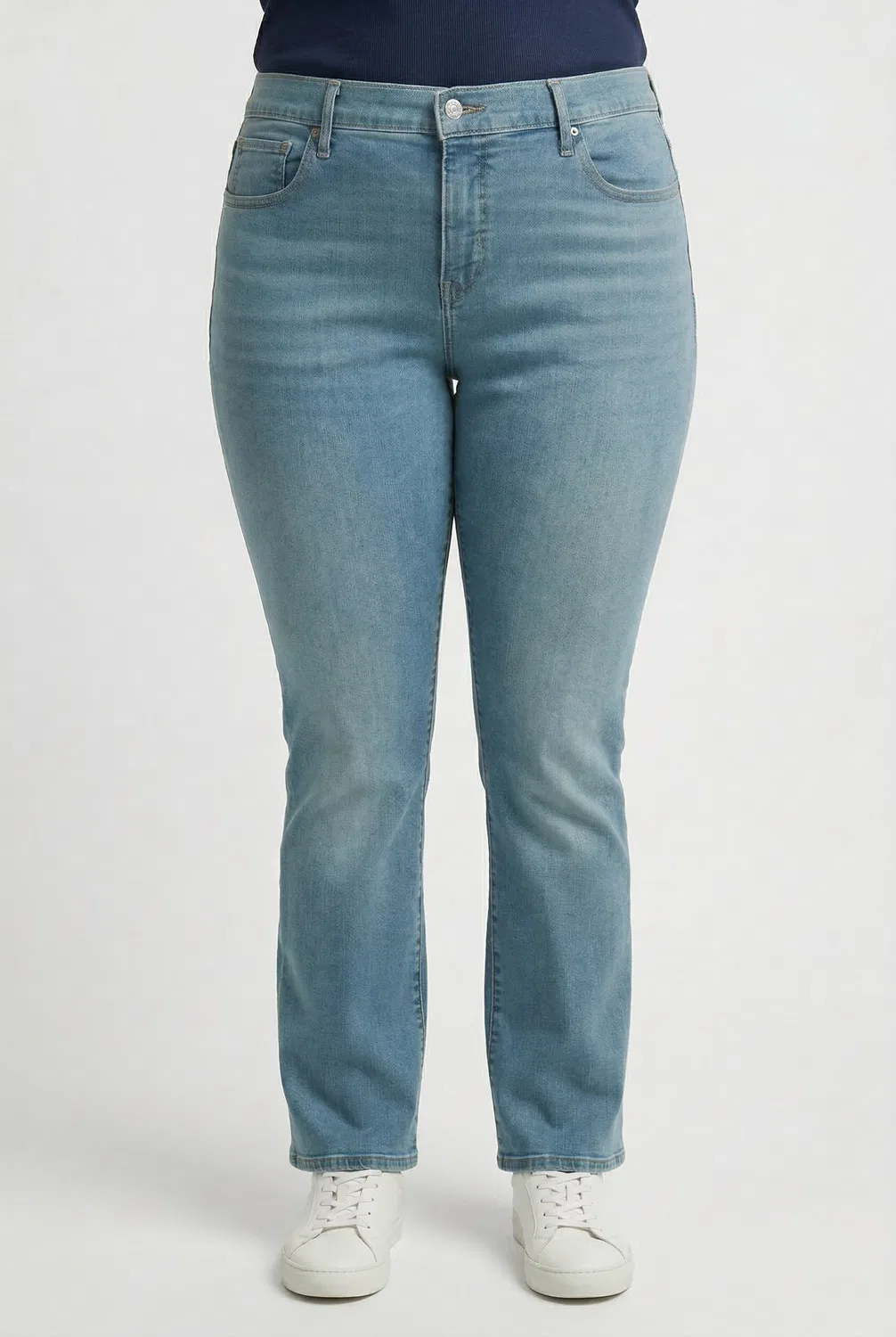 Джинсы-клеш Levi'S Plus, Light Blue — фото 3