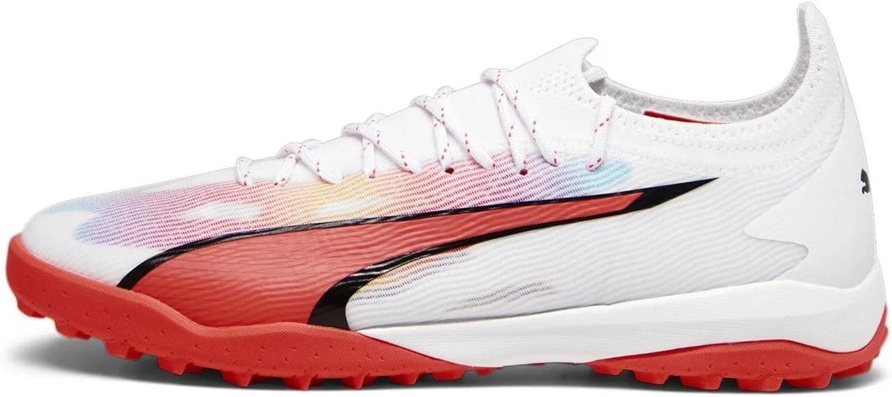 Кроссовки PUMA Unisex Ultra Ultimate Cage Leichtathletik-Schuh, Puma White Puma Black Fire Orchid — фото 2