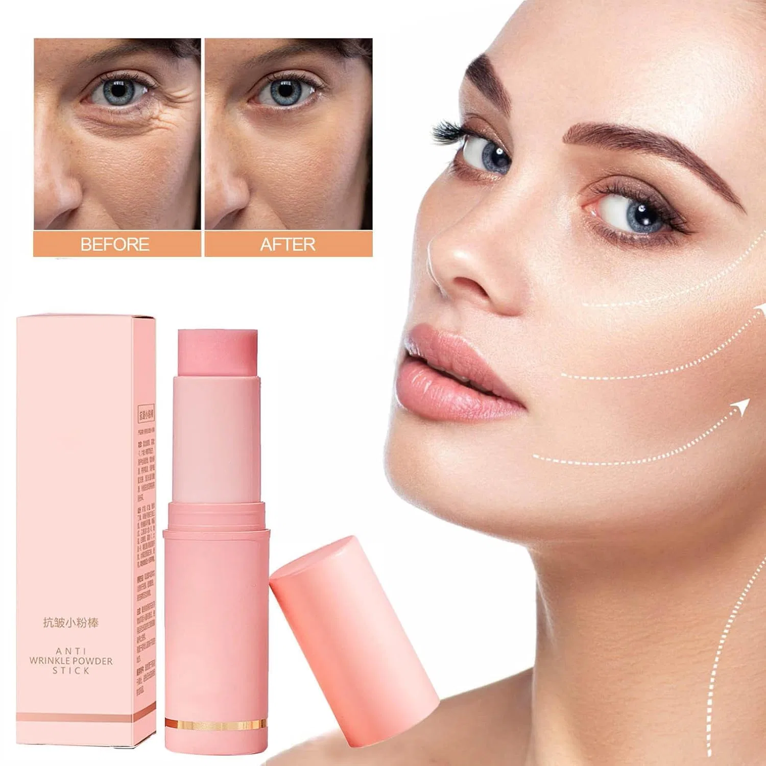 Сыворотка — Антивозрастной бальзам-стик Korea Wrinkle Bounce Multi Balm Generisch, 2 Pieces, 9 г — фото 3