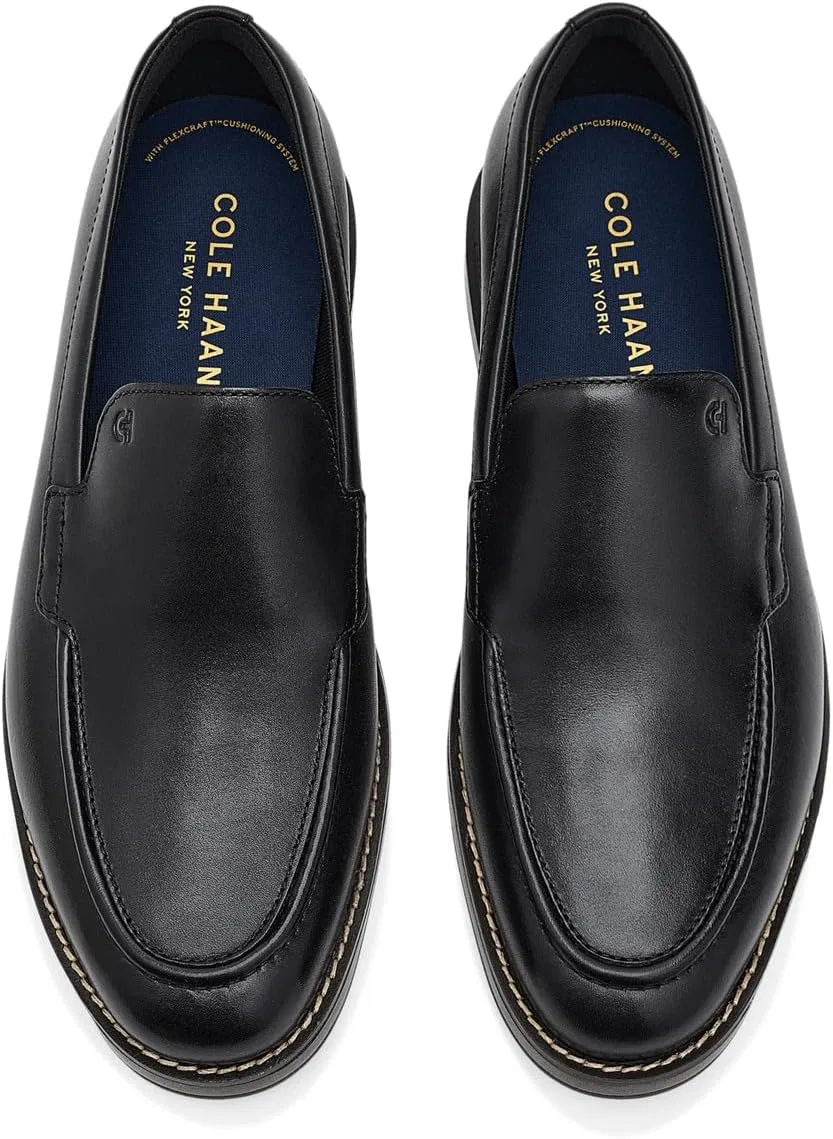 Лоферы из натуральной кожи Cole Haan, Black/Dark Natural/Black — фото 3