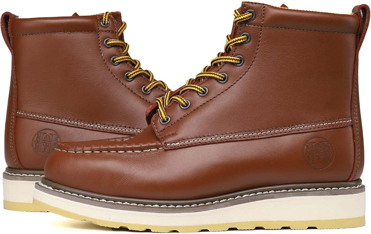 

Мужские ботинки HANDPOINT с стальным носком, 15 см SureTrack, стильная классическая кожа, противоскользящие, прочные, дышащие, модель 84992EE, Handpoint Logo (6'')