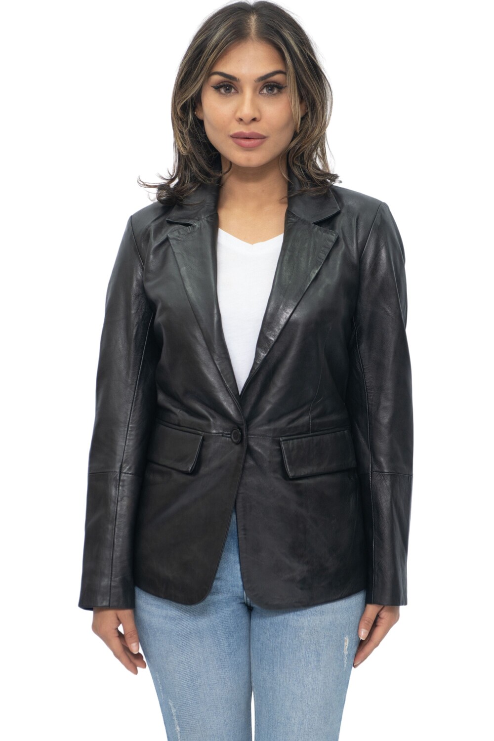 

Пиджак из мягкой кожи apeldoorn Infinity Leather, черный
