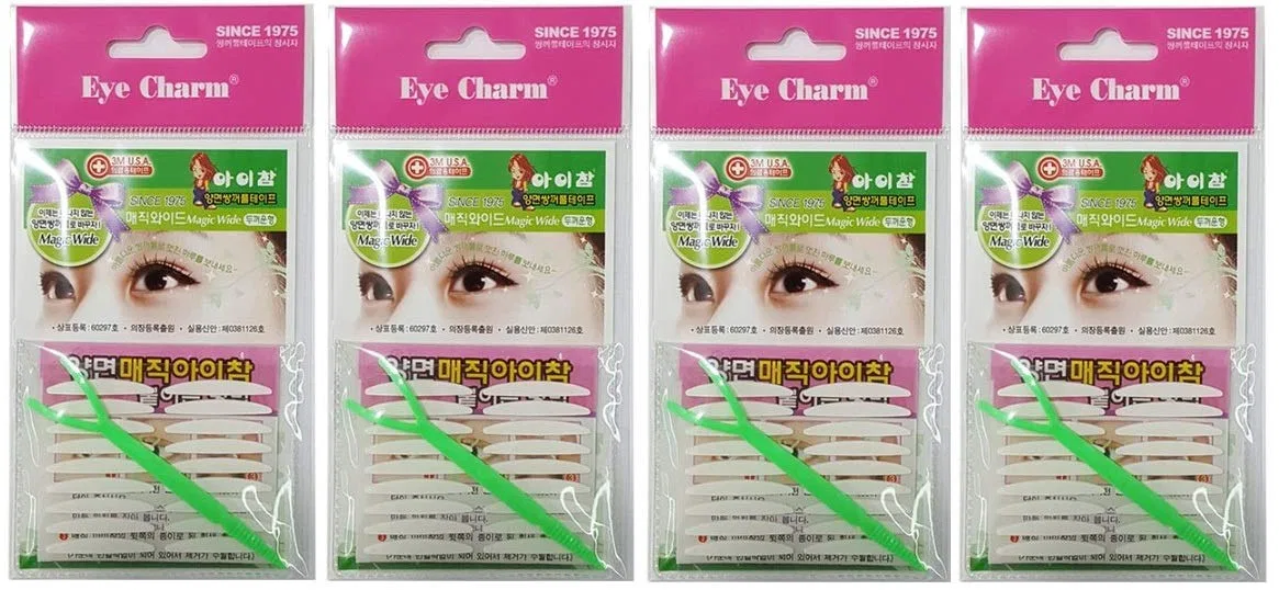 Двусторонняя лента для век Eye Charm Magic Wide, 4 упаковки Eye Charm