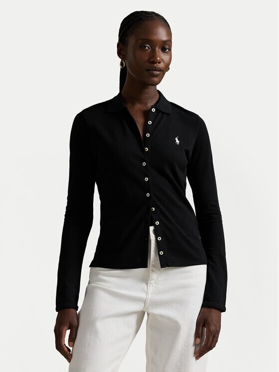 

Рубашка узкого кроя Polo Ralph Lauren, черный