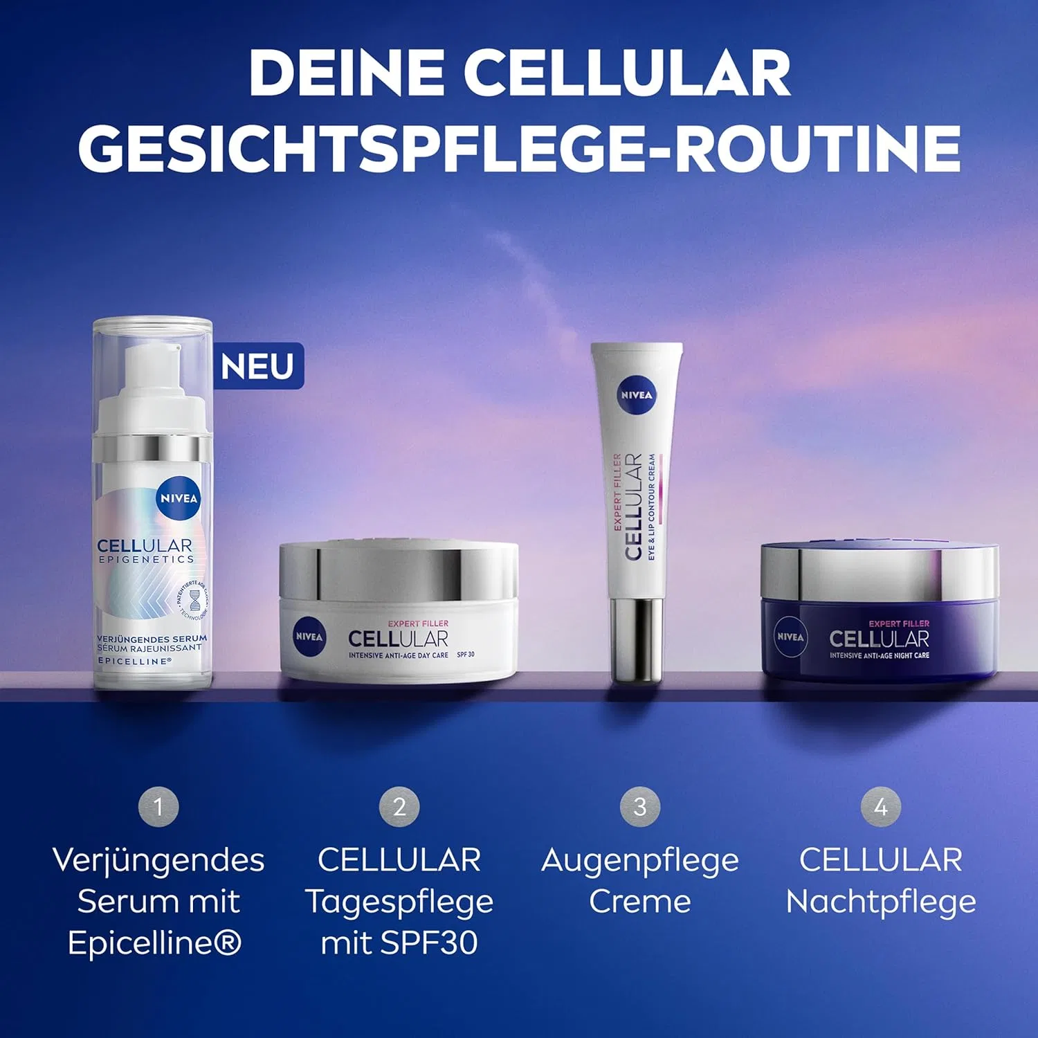 Набор для ухода за лицом NIVEA Cellular Expert Filler & Epigenetics ‎Nivea — фото 4