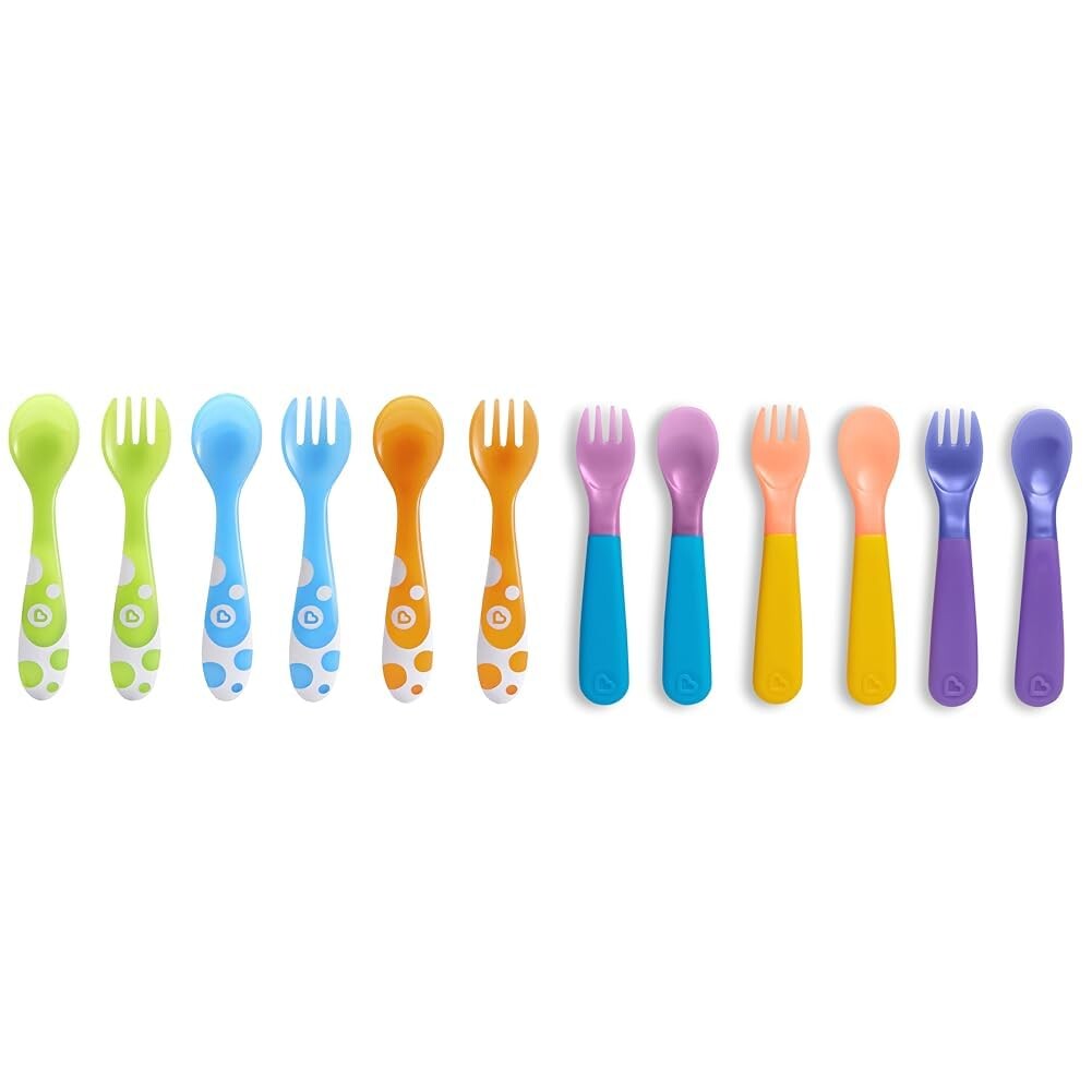 

Munchkin® Multi TM и Color Reveal TM, 6 упаковок вилок и ложек для малышей