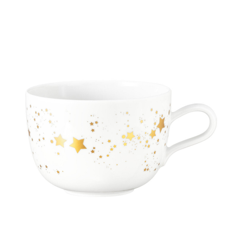 

Кофейная чашка Liberty Golden Stars с молоком 0,38 л Seltmann Weiden, белое золото