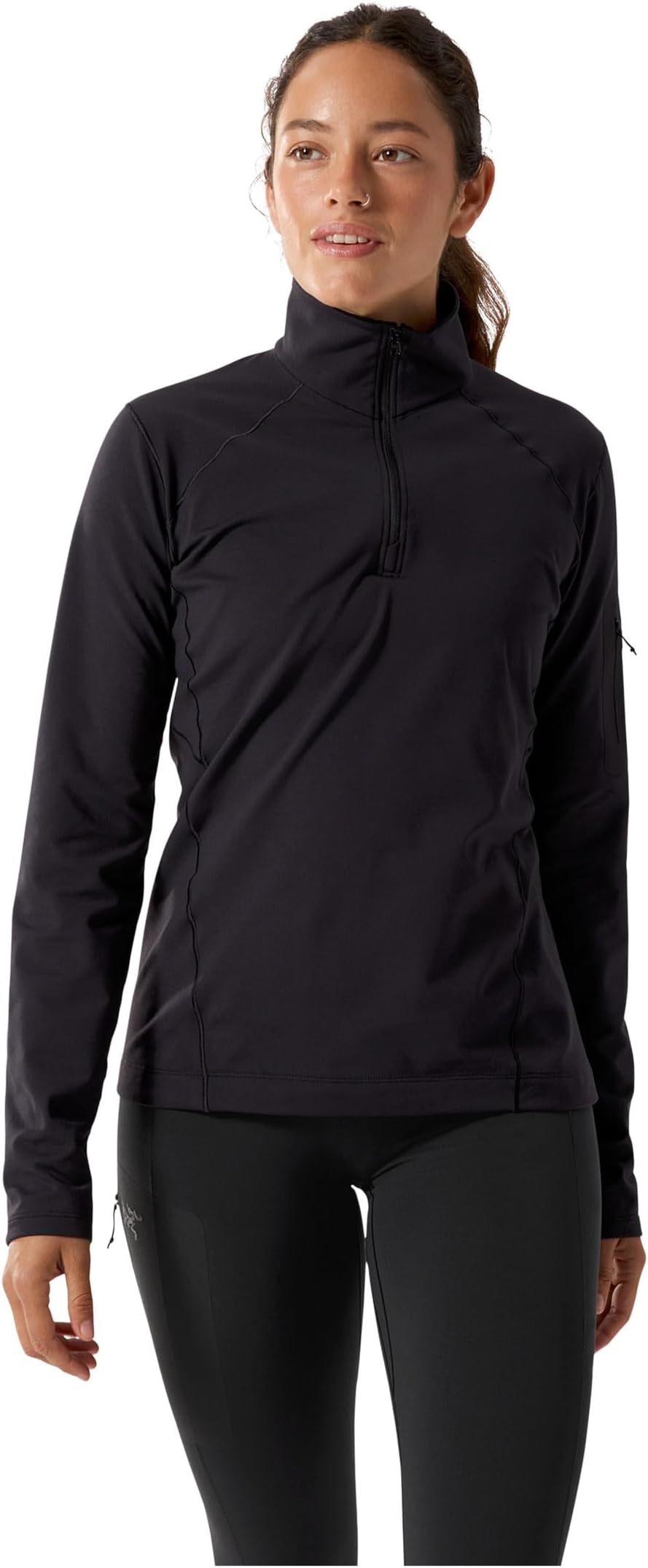 

Толстовка Arc'teryx Rho Zip Neck, цвет Black 2