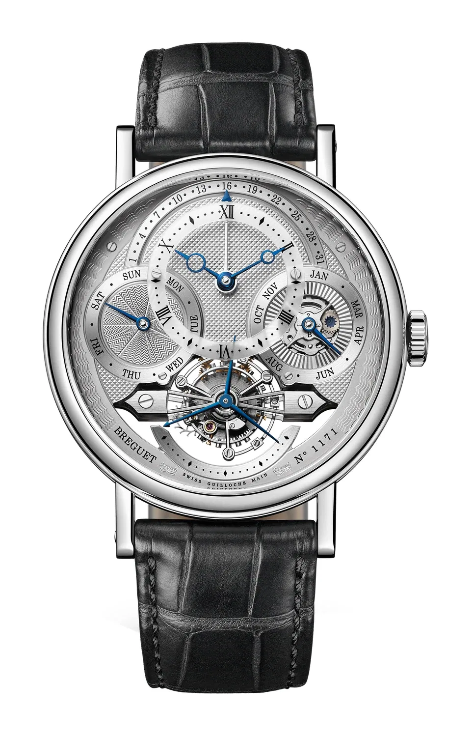 Классика Гранд Компликация Вечный Календарь Турбийон - 3797PT/1E/9WU BREGUET, синий