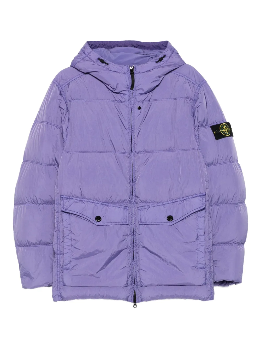

Стеганая куртка с капюшоном Stone Island, фиолетовый