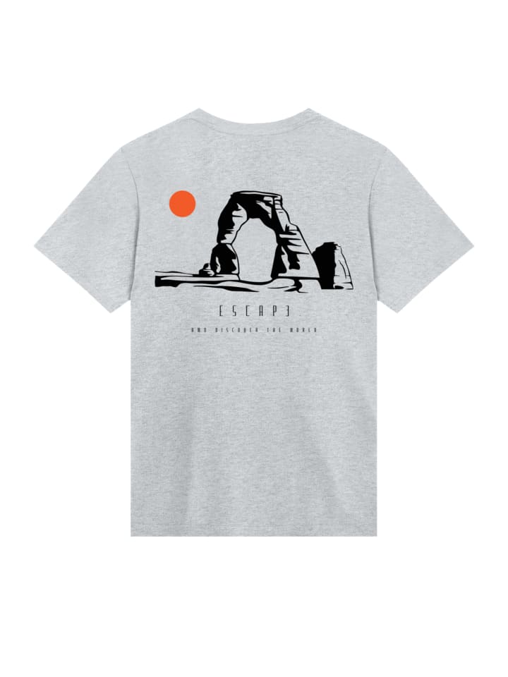 

Футболка Escape Discover the World Savannah в пестром сером цвете F4NT4STIC