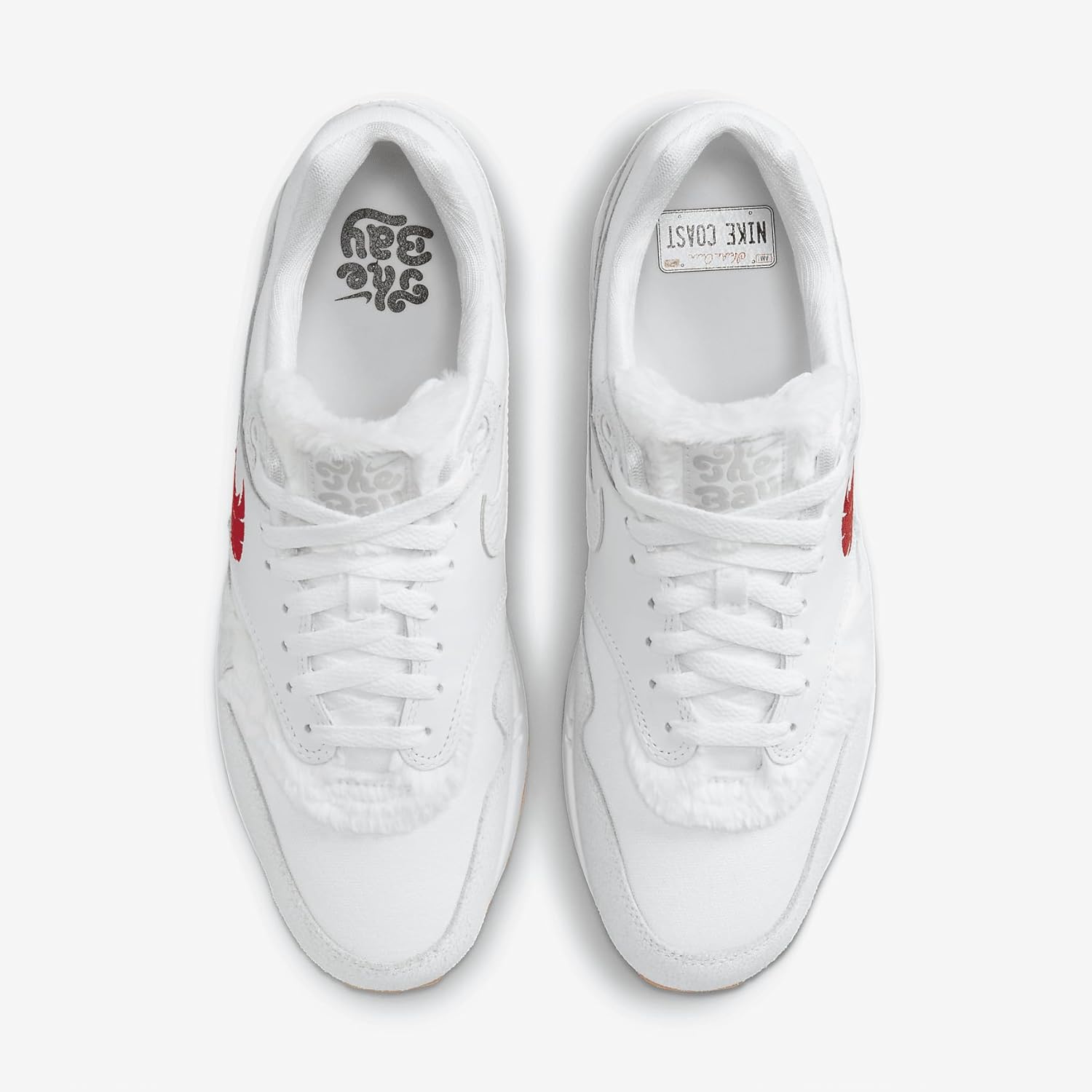 

Мужские кроссовки Nike Air Max 1, White/University Red