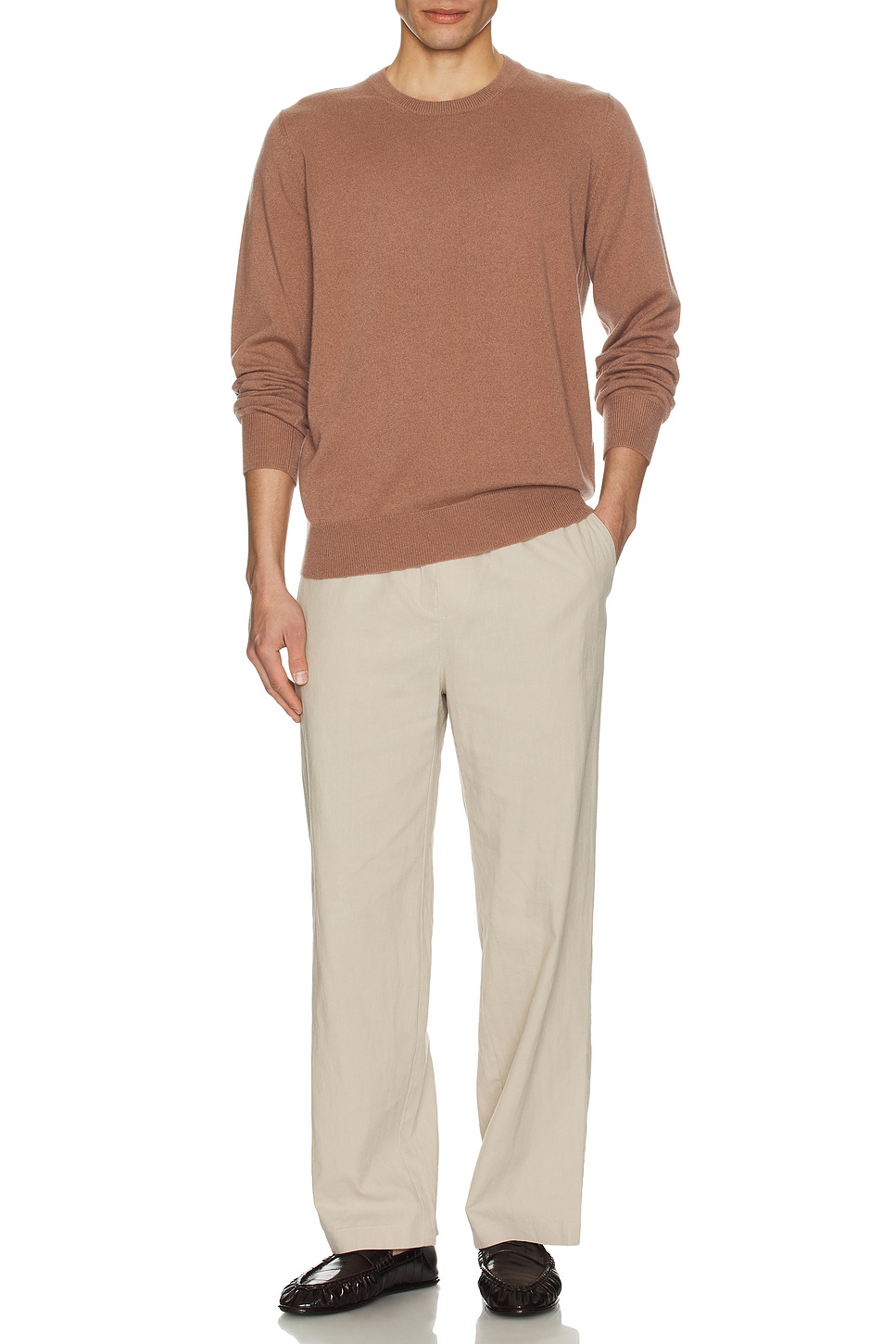 

Классический свитер с круглым вырезом Ghiaia Cashmere, Rose