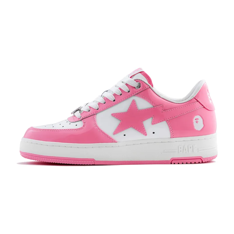 Кроссовки BAPE STA Low top для скейтбординга мужские A BATHING APE, розовый PKX