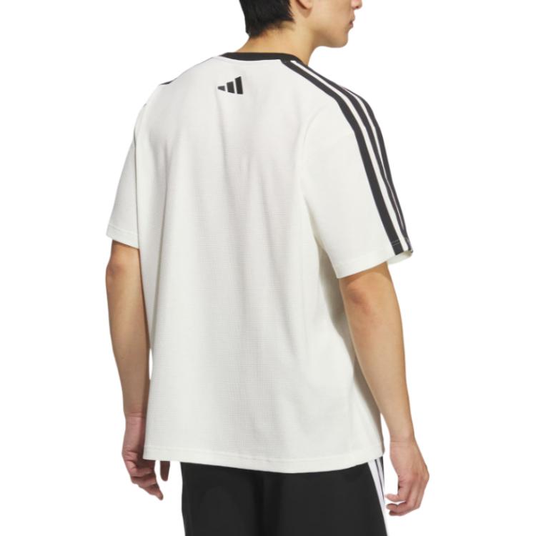 Adidas Футболка мужская Jade White/Black — фото 4