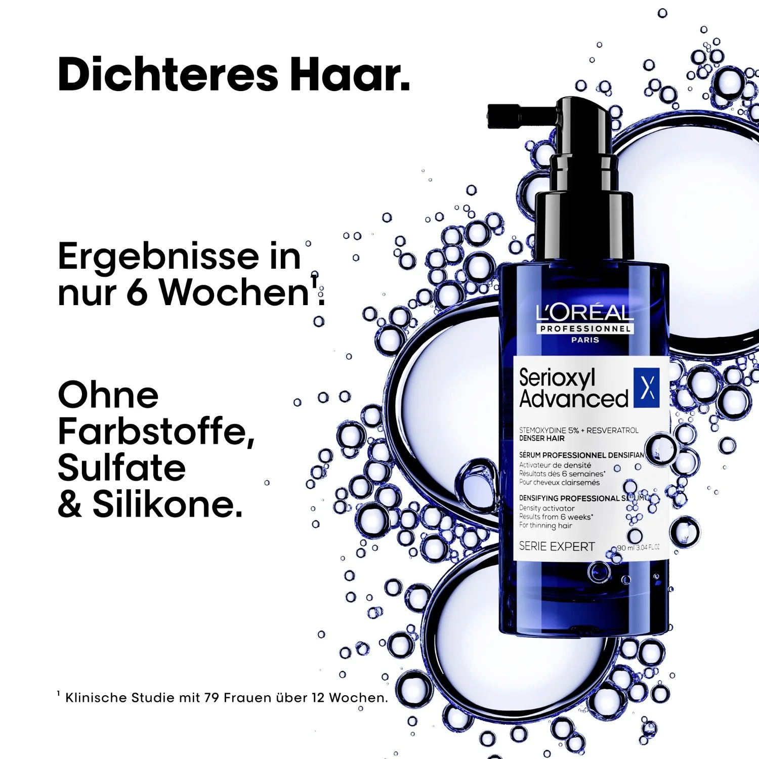 Сыворотка для волос Hair Serum Series Expert Serioxyl Advanced Density Activator Serum против выпадения волос L Oreal Professionnel Paris, 90 мл — фото 2