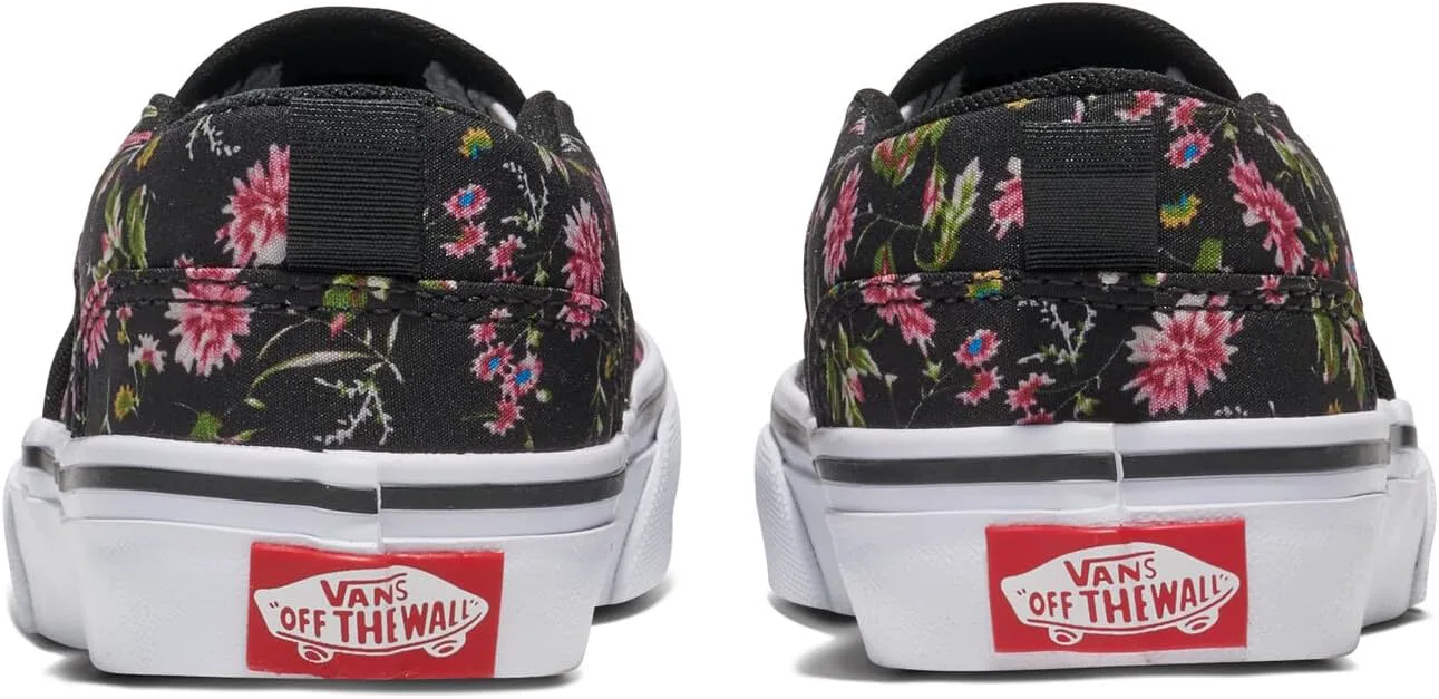 Кеды Vans Asher без шнурков для детей и подростков, черный — фото 3