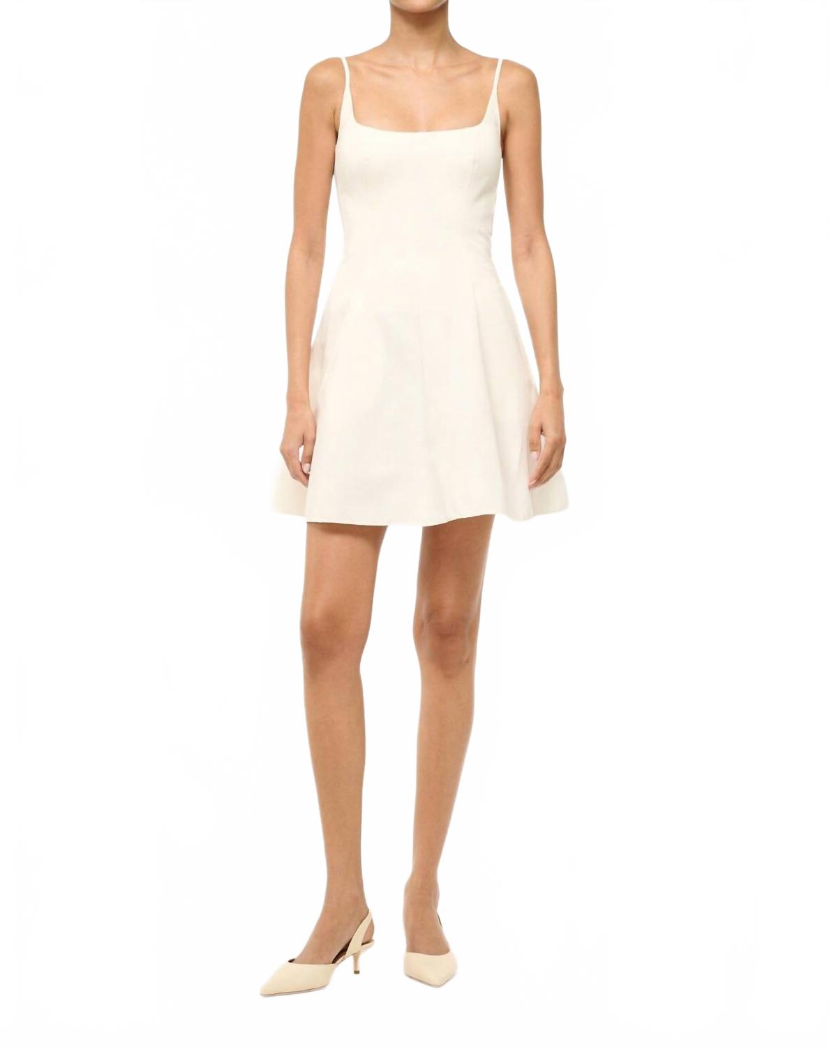 

Айвори мини-платье Joy STAUD, слоновая кость