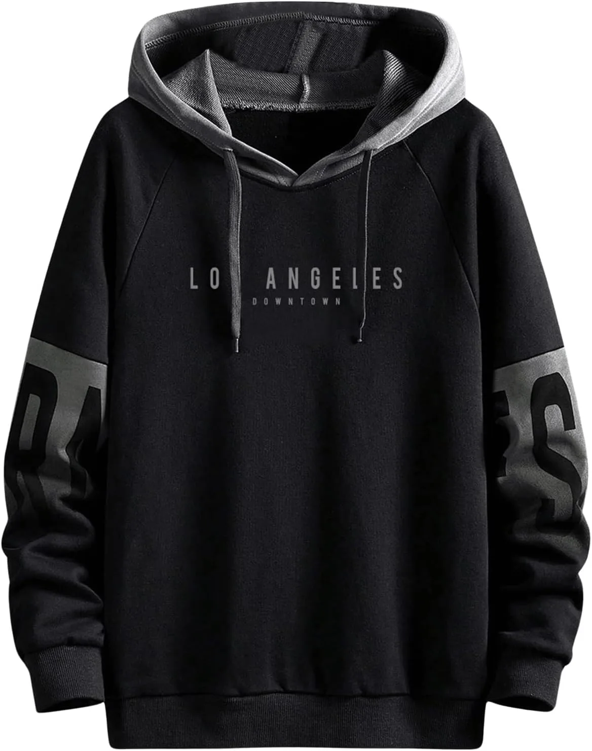 

Мужской худи Verdusa с принтом и цветными блоками