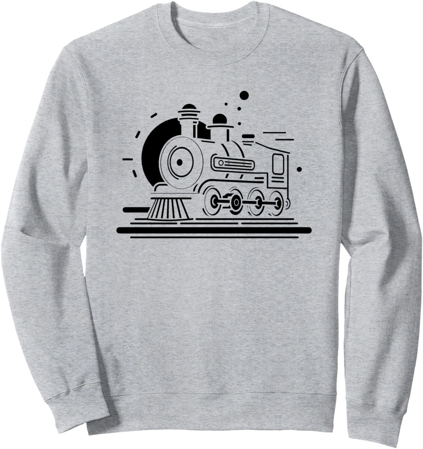 

Толстовка с изображением мультяшной железной дороги и любителя поездов Railway Fan Shirts And Prizes, серый