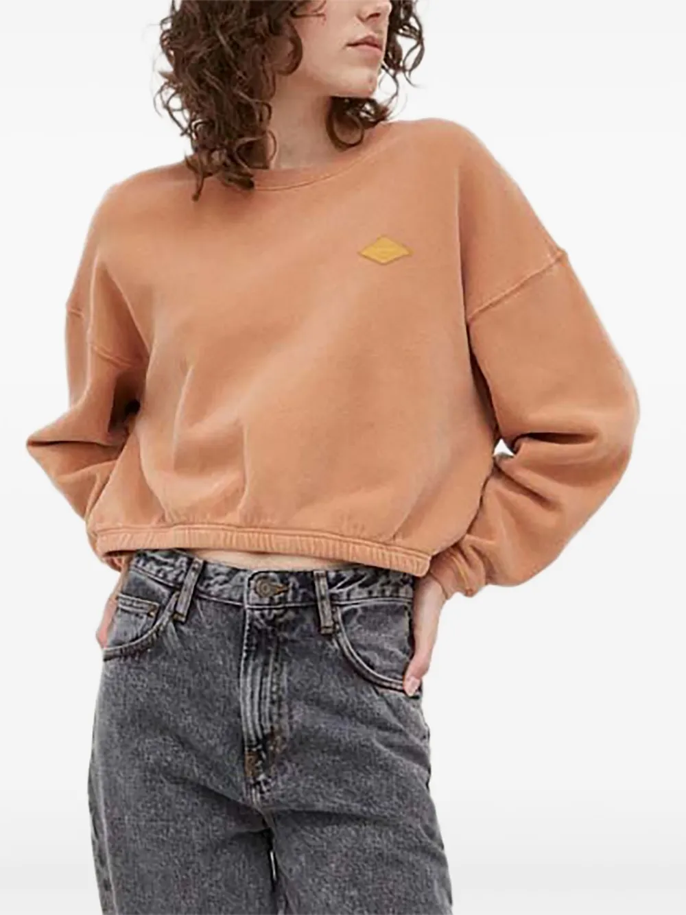 

Толстовка с нашивками American Vintage, оранжевый