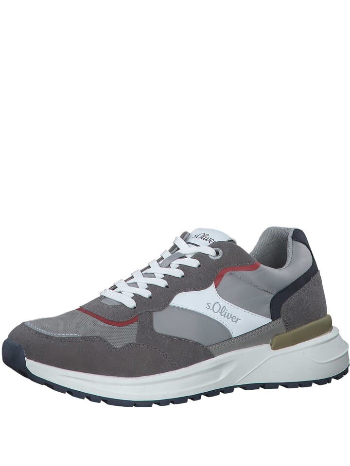 

Кроссовки на шнуровке S. Oliver Sneaker Low, серый