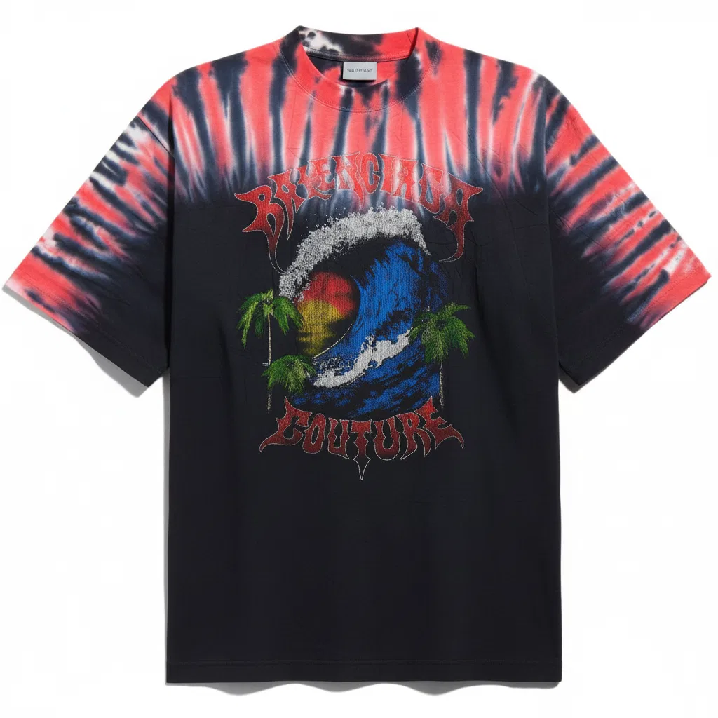 Футболка Regular Fit Balenciaga Black