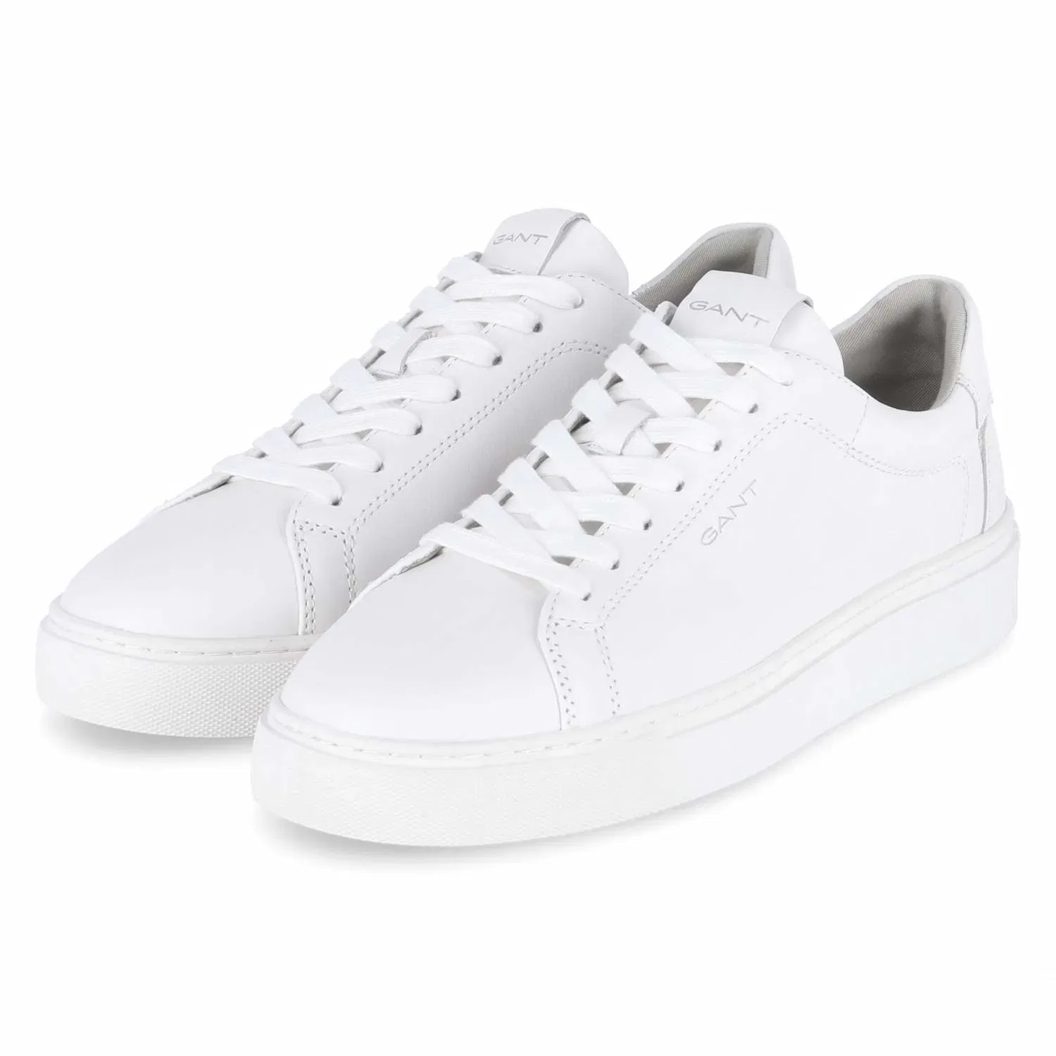 Кроссовки низкие из гладкой кожи, Gant, белый