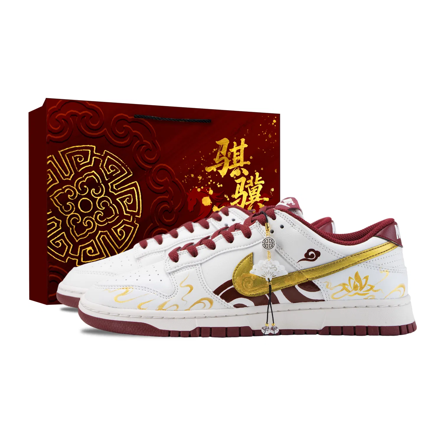 Кроссовки Nike Dunk RETRO White Red