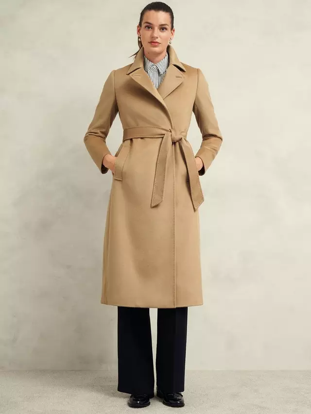 

Пальто Hobbs Livia Wool, кэмел