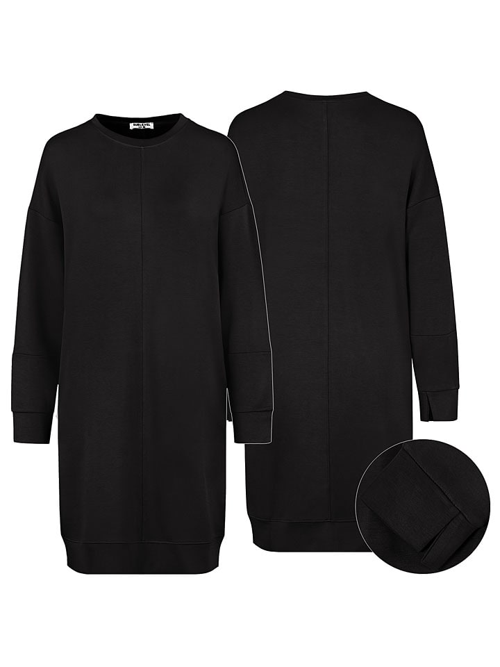 

Sublevel Черное платье-толстовка